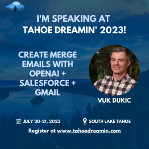 Create merge emails with OpenAI + Salesforce + Gmail